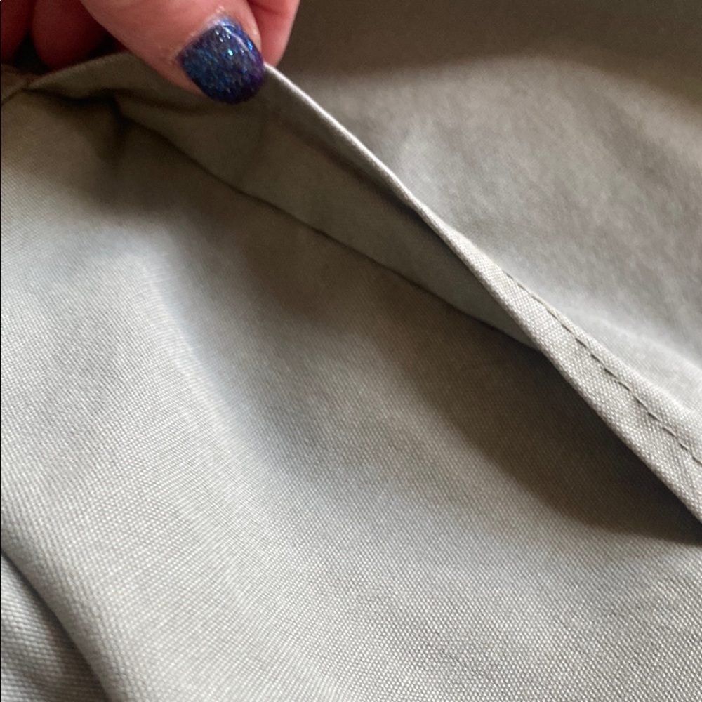 Olive Green Button-Up Jacket - Picture 9 of 10